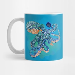 Pickleball octopus is well armed. By Pickleball ARTwear Mug